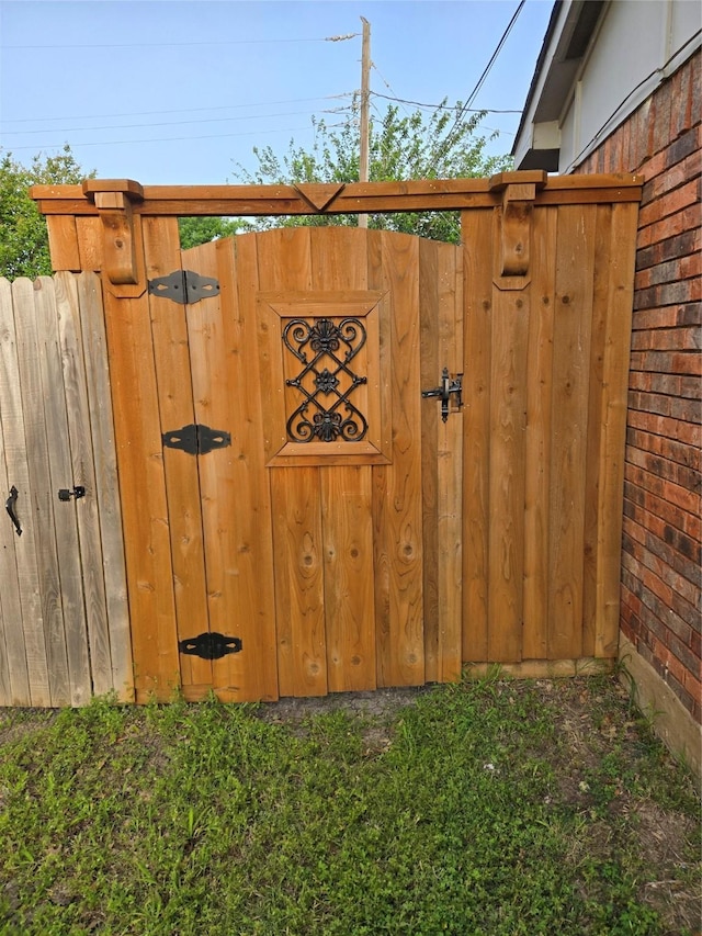 view of gate