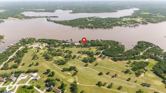818 Country Club Rd, Bowie, TX 76230 - bird's eye view of a nearby body of water