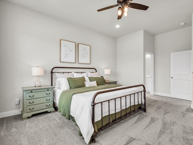 571 Mckenna Dr, Fate, TX 75087 - bedroom featuring carpet, baseboards, and a ceiling fan