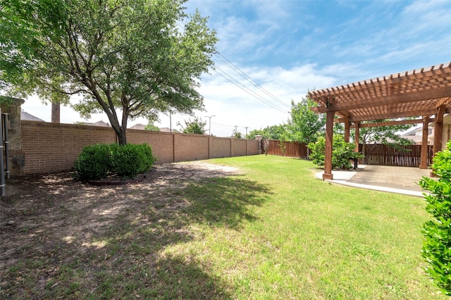 4416 Berry Ridge Ln, Frisco, TX 75036 - view of yard featuring a pergola and a patio area