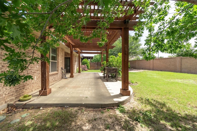 4416 Berry Ridge Ln, Frisco, TX 75036 - view of yard featuring a pergola and a patio area