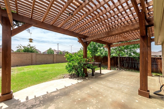 4416 Berry Ridge Ln, Frisco, TX 75036 - view of patio / terrace featuring a pergola