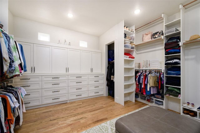 105 Shawnee Trl, Pottsboro, TX 75076 - spacious closet featuring light wood finished floors