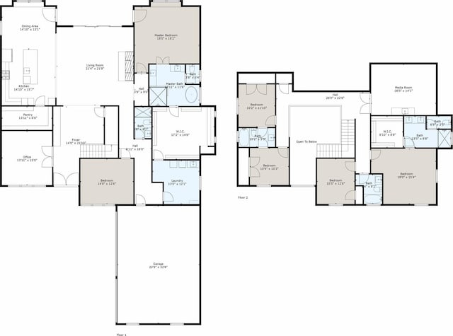 105 Shawnee Trl, Pottsboro, TX 75076 - room layout