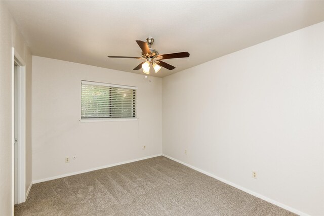 5304 Weddington Ct, Fort Worth, TX 76133 - carpeted spare room featuring ceiling fan and baseboards