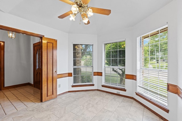 208 N Rustic Trl, Wylie, TX 75098 - unfurnished room featuring baseboards and a ceiling fan