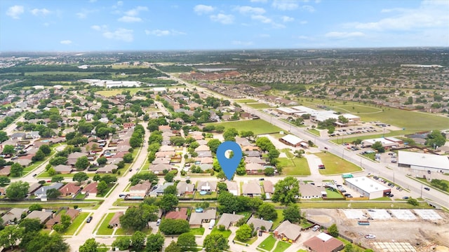 208 N Rustic Trl, Wylie, TX 75098 - aerial overview of property's location with nearby suburban area
