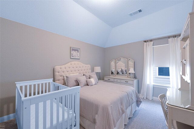 331 Sagemeadow Rd, Wylie, TX 75098 - bedroom featuring light carpet, lofted ceiling, and baseboards