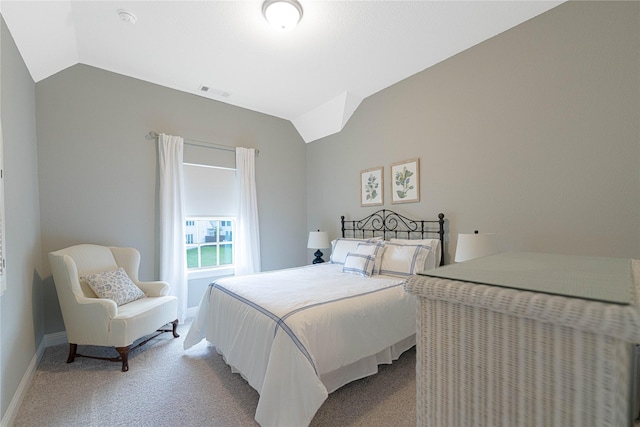 331 Sagemeadow Rd, Wylie, TX 75098 - bedroom with lofted ceiling, light carpet, and baseboards