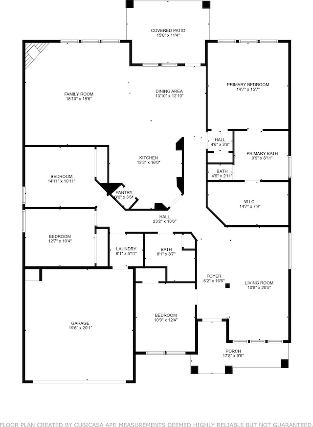 10252 Red Bluff Ln, Fort Worth, TX 76177 - view of property floor plan