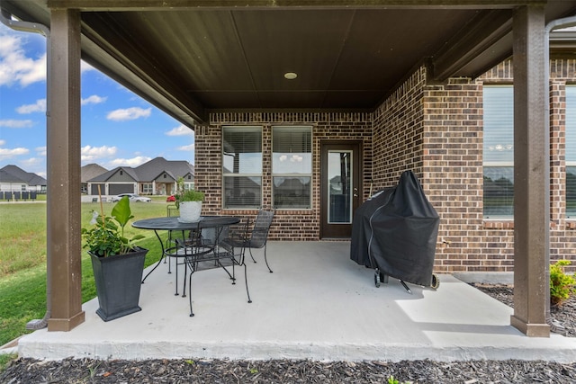 1037 Mickelson Dr, Granbury, TX 76048 - view of patio / terrace with a residential view