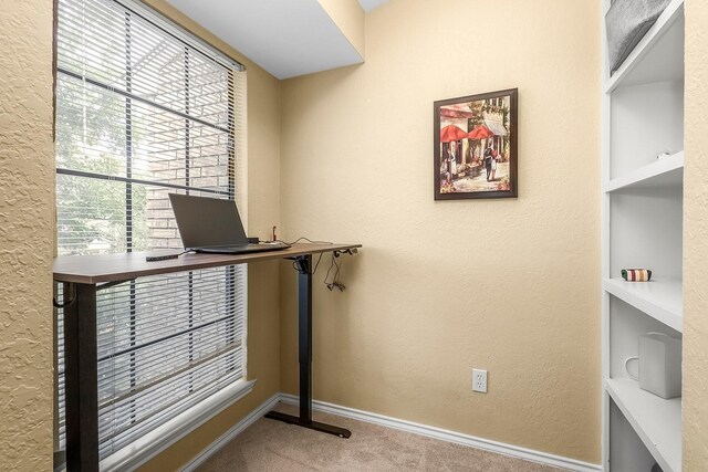 14333 Preston Rd Unit 2403, Dallas, TX 75254 - unfurnished office featuring carpet flooring, a textured wall, and baseboards
