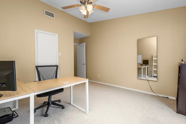 14333 Preston Rd Unit 2403, Dallas, TX 75254 - carpeted office space featuring ceiling fan and baseboards