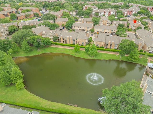 14333 Preston Rd Unit 2403, Dallas, TX 75254 - aerial view of residential area featuring a large body of water