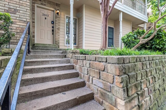 14333 Preston Rd Unit 2403, Dallas, TX 75254 - view of exterior entry with brick siding