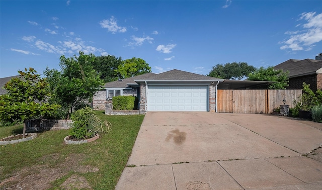 416 Birchwood Ln, Fort Worth, TX 76108 - ranch-style home with brick siding, a garage, and driveway