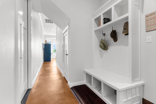 1206 Jc Maples Rd, Gunter, TX 75058 - mudroom featuring baseboards and concrete floors