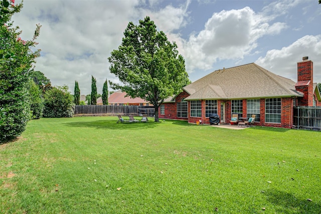 1016 S Hollow Dr, Southlake, TX 76092 - view of yard with a patio area