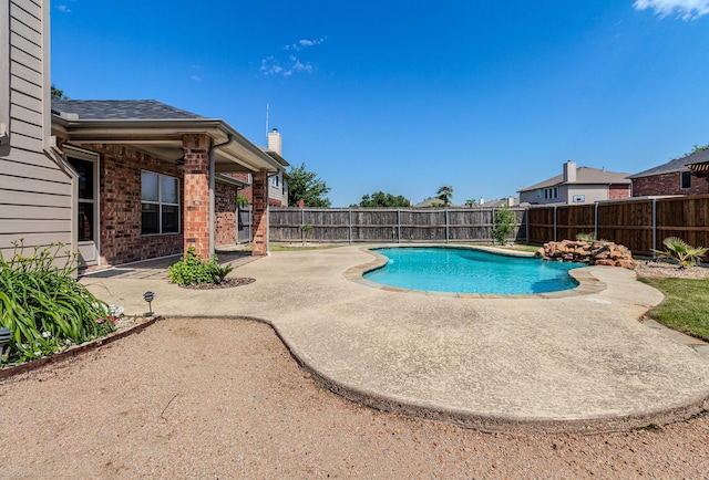 118 Lightning Trl, Forney, TX 75126 - view of pool with a patio area and a fenced backyard