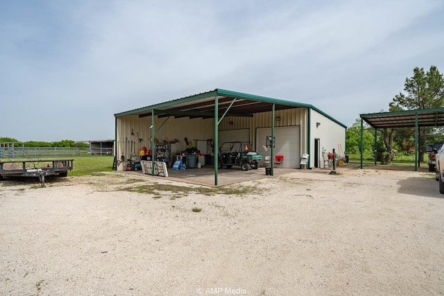 1302 County Road 142, Ovalo, TX 79541 - view of pole building