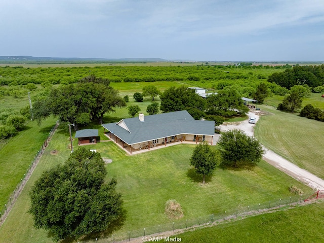 1302 County Road 142, Ovalo, TX 79541 - aerial view of sparsely populated area