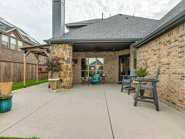 1141 Saint Peter Ln, Prosper, TX 75078 - view of patio / terrace
