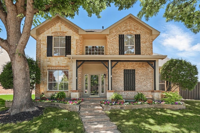 6600 Stewart Blvd, The Colony, TX 75056 - view of front of home with brick siding