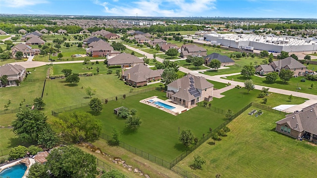 188 Las Colinas Trl, Cross Roads, TX 76227 - bird's eye view of a pool area