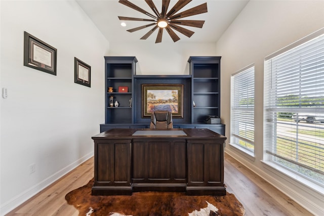 959 County Road 1300, Bridgeport, TX 76426 - office with wood finished floors and baseboards