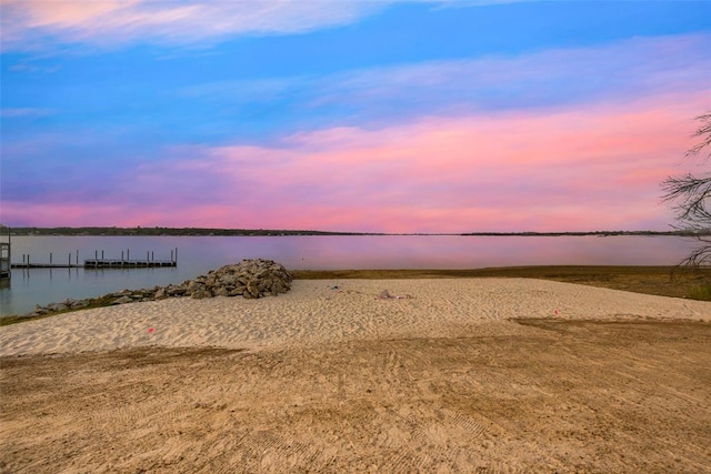 2132 Portwood Way, Fort Worth, TX 76179 - water view featuring a boat dock