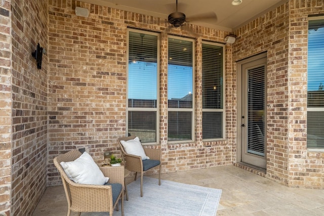 2886 Nottingham Dr, Trophy Club, TX 76262 - view of patio / terrace with a ceiling fan