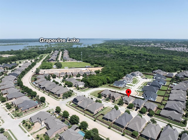 2886 Nottingham Dr, Trophy Club, TX 76262 - view of property location featuring a nearby body of water and nearby suburban area