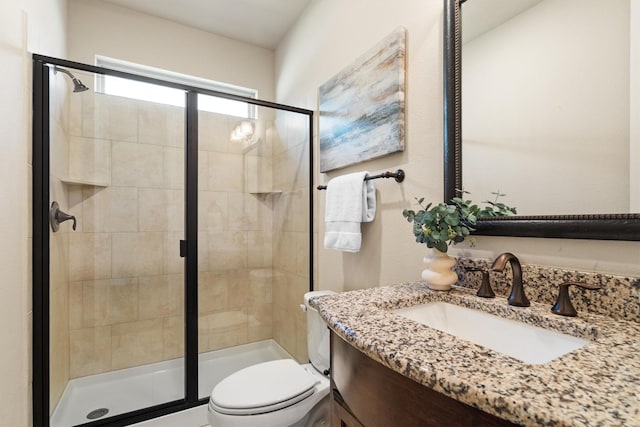 2886 Nottingham Dr, Trophy Club, TX 76262 - bathroom with a stall shower, toilet, and vanity