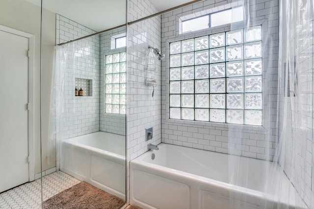 3907 Throckmorton St Unit 4, Dallas, TX 75219 - bathroom with washtub / shower combination