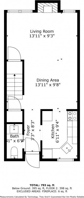 3907 Throckmorton St Unit 4, Dallas, TX 75219 - floor plan / room layout