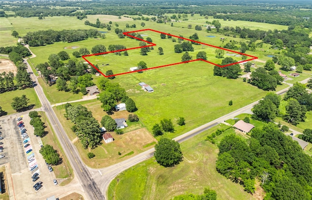 125 Harrison, Detroit, TX 75436 - view of property location with property boundaries highlighted