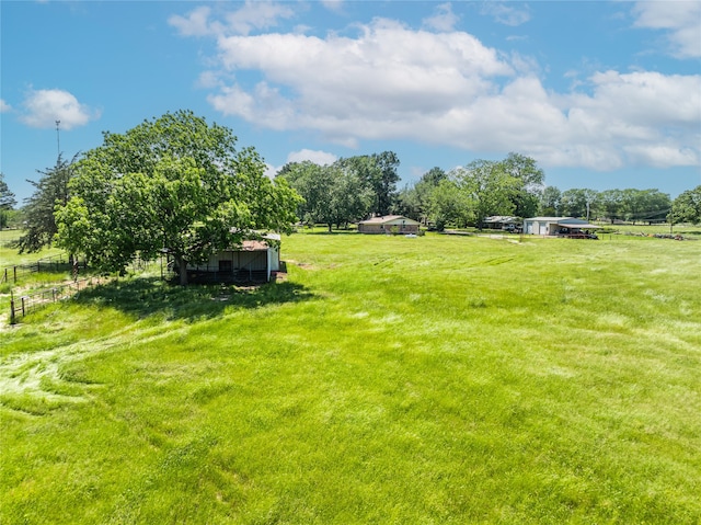 125 Harrison, Detroit, TX 75436 - view of yard featuring a view of rural / pastoral area