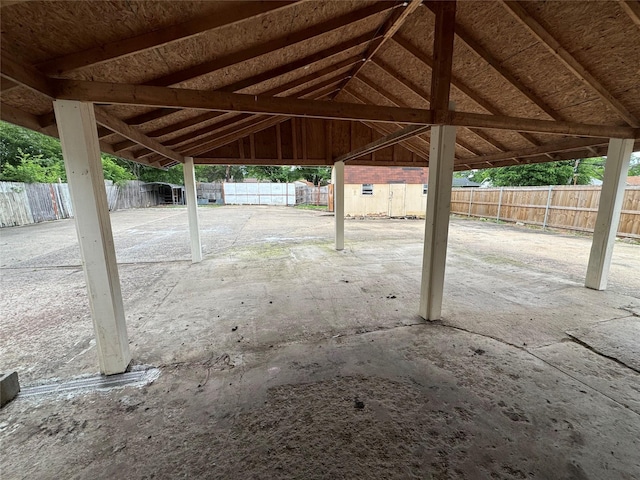 6832 Brierfield Cir, Dallas, TX 75232 - view of patio with a fenced backyard and an outdoor structure