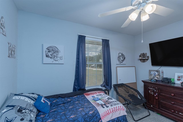 7662 Vz County Road 3504, Wills Point, TX 75169 - bedroom featuring ceiling fan and carpet