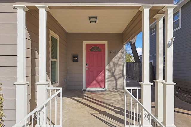 4532 Calmont Ave, Fort Worth, TX 76107 - view of exterior entry with a porch
