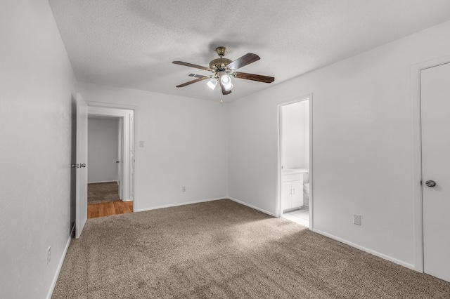 6032 Highcrest Dr, Watauga, TX 76148 - unfurnished room with carpet floors, a ceiling fan, a textured ceiling, and baseboards