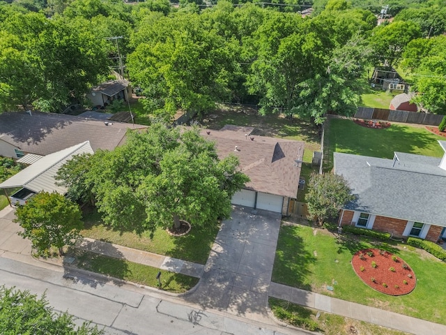 6032 Highcrest Dr, Watauga, TX 76148 - view from above of property