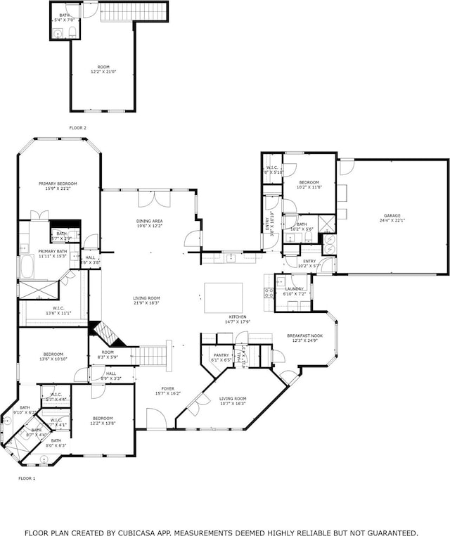 5900 Stage Coach Cir, Westlake, TX 76262 - property floor plan