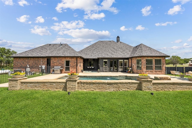 5900 Stage Coach Cir, Westlake, TX 76262 - view of swimming pool with a patio area and a grill
