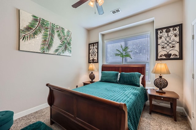 600 Oakmont Ct, Desoto, TX 75115 - bedroom with carpet flooring, baseboards, and ceiling fan