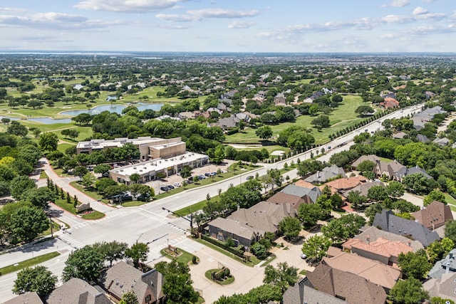 1675 Morris Ln, Frisco, TX 75034 - aerial view of residential area with a nearby body of water and a golf club
