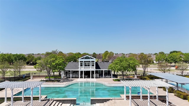 2605 Patton Dr, Melissa, TX 75454 - community pool with a patio and fence