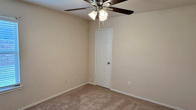 1924 Cliffrose Dr, Little Elm, TX 75068 - carpeted spare room featuring ceiling fan and baseboards