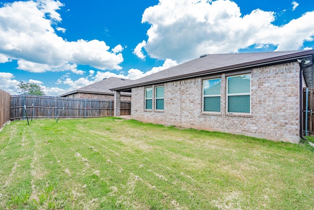 111 Seabiscuit Dr, Caddo Mills, TX 75135 - rear view of property with brick siding