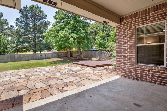 2920 Village Cir, Denison, TX 75020 - view of patio / terrace featuring a deck